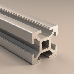 Profilo in alluminio 20x20 mm 4 cave